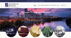 Desktop Screenshot of andersonbenson.com